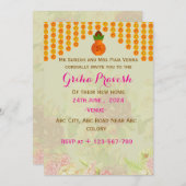 Grihapravesh Uitnodigingen (Voorkant / Achterkant)