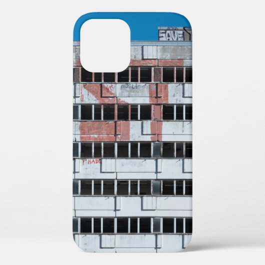 GRIJE EN ZWARTE POSTLAMP Case-Mate iPhone CASE (Achterkant)