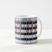 GRIJE EN ZWARTE POSTLAMP KOFFIEMOK (Voorkant rechts)