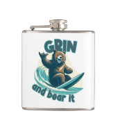 Grijns en Beer het Heupfles (Voorkant)