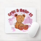 Grijns en beer It Mousepad Muismat (Met muis)