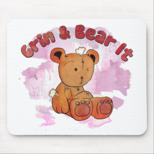 Grijns en beer It Mousepad Muismat