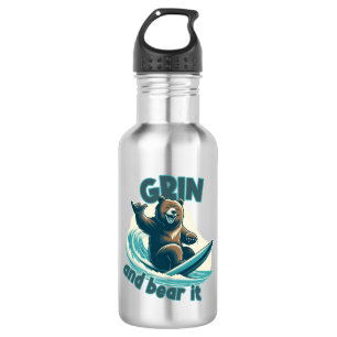 Grijns en Doorbijten Waterfles