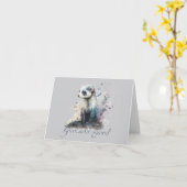 Grijns en Fret Punt Kaart (Gele Bloem)