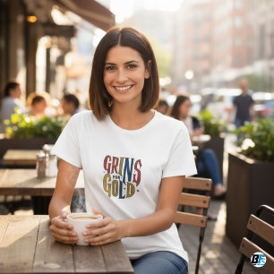 Grijns voor Gold Funny T-shirts