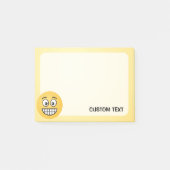 Grijnzend Gezicht met Open Ogen Post-it® Notes (Voorkant)