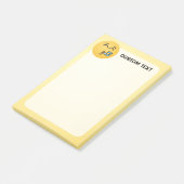 Grijnzend Gezicht met Open Ogen Post-it® Notes (Schuin)
