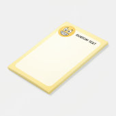 Grijnzend Gezicht met Open Ogen Post-it® Notes (Schuin)