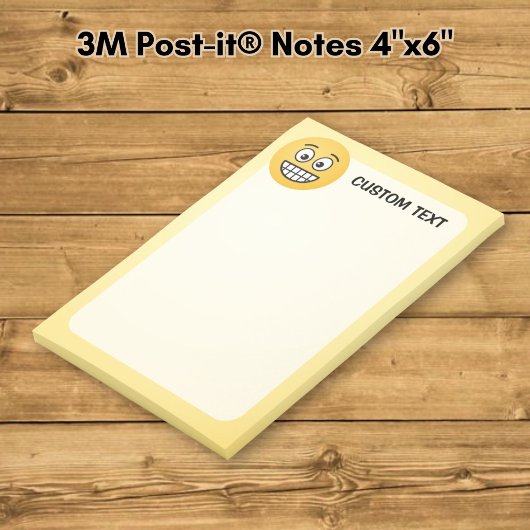 Grijnzend Gezicht met Open Ogen Post-it® Notes
