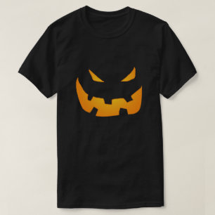 Grijnzend Halloween Pompoen Gezicht T-shirt