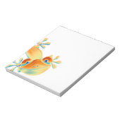 Grijnzende gekko notitieblok (Linkerzijde)
