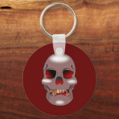Grijnzende schedel sleutelhanger (Voorkant)
