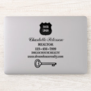 Grijp de aandacht met Realtor Real Estate Laptop Sticker