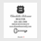 Grijp de aandacht met Realtor Real Estate Laptop Sticker (Vel)