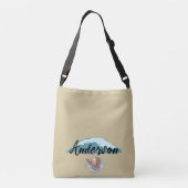 "Grijp de Dag!" Aanpasbaar Crossbody Tas (Achterkant)