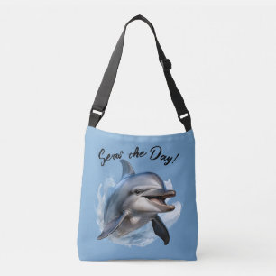 "Grijp de Dag!" Aanpasbaar Crossbody Tas