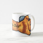 Grijp de dag Cat Grab Koffiemok (Voorkant rechts)