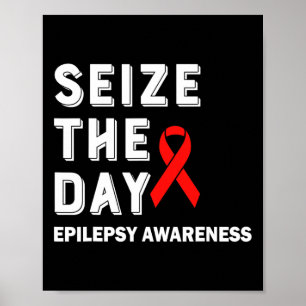Grijp De Dag Epilepsie Bewustzijn Poster