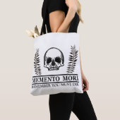 Grijp de Dag Memento Mori schedel Tote Bag (Dichtbij)