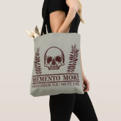 Grijp de Dag Memento Mori schedel Tote Bag (Dichtbij)