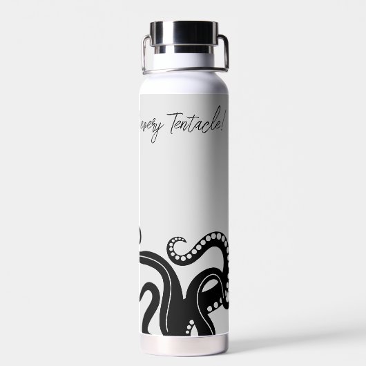 Grijp de Dag Octopus Thermisch Waterfles (Achterkant)