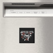 Grijp de Dag - Rode Rozen - Memento Mori Schedel Magneet (Insitu (Vaatwasser))