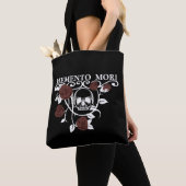 Grijp de Dag - Rode Rozen - Memento Mori Schedel Tote Bag (Dichtbij)