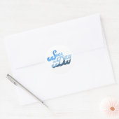 Grijp de Dag Ronde Sticker (Envelop)