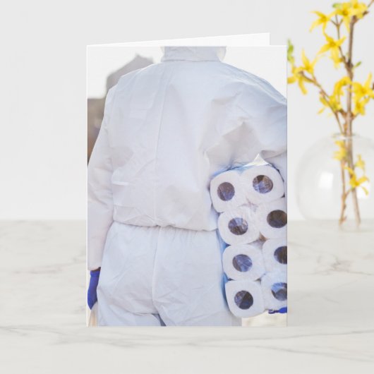 GRIJP DE DAG TOILETPAPIER HAZMAT PAK KAARTEN (Gele Bloem)