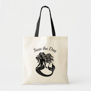 Grijp de Dag Zeemeermin   Op Maat Gemaakte Boodsch Tote Bag