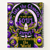 Grijp de kans om je ziel te laten schitteren notitieboek (Achterkant)