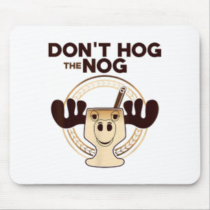 Grijp de Nog niet alleen! Grappige Kerst Eggnog El Muismat