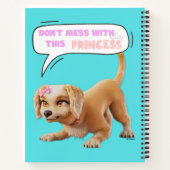 Grijp deze prinses niet aan notitieboek (Achterkant)