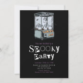 Grijp een spook moderne minimalistische Halloween  Kaart (Voorkant)