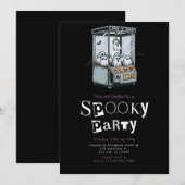 Grijp een spook moderne minimalistische Halloween  Kaart (Voorkant / Achterkant)