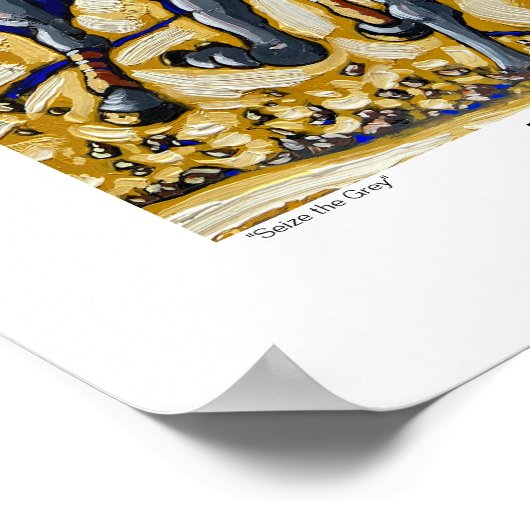 "Grijp het Grijs" Poster (Hoek)