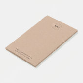 Grijp hier uw aangepaste zakelijke Logo en tekst Post-it® Notes (Schuin)