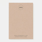 Grijp hier uw aangepaste zakelijke Logo en tekst Post-it® Notes (Voorkant)