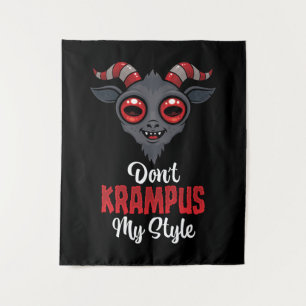 Grijp Krampus Mijn Stijl Niet Wandkleed