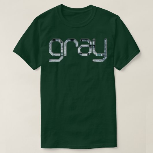 Grijs 1 t-shirt (Design voorkant)