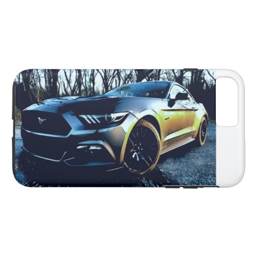 Grijs 2017 Mustang GT Case-Mate iPhone Case (Achterkant (Horizontaal))