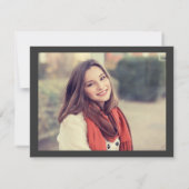 Grijs 4 foto afstudeerdatum aankondiging (Achterkant)
