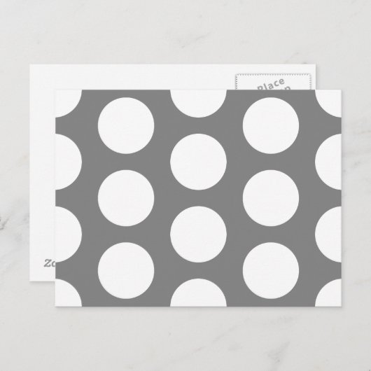 Grijs 808080 briefkaart (Voorkant / Achterkant)