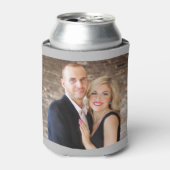 Grijs Aangepast 2 het Malplaatje van de Foto Dubbe Blikjeskoeler (Blikje Voorkant)