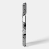 Grijs aangepast strippatroon Retro Aangepast, aang Case-Mate iPhone Case (Achterkant / Rechts)