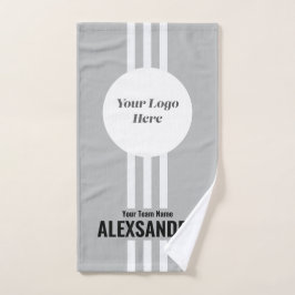 Grijs Aangepaste Sport Team Logo, Team & Speler Na Handdoek