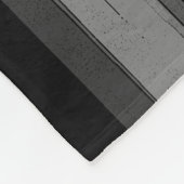 Grijs abstract B&W-kunst Fleece Deken (Hoek)
