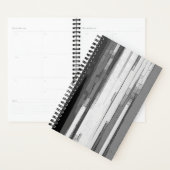Grijs abstract B&W-kunst Planner (Display)