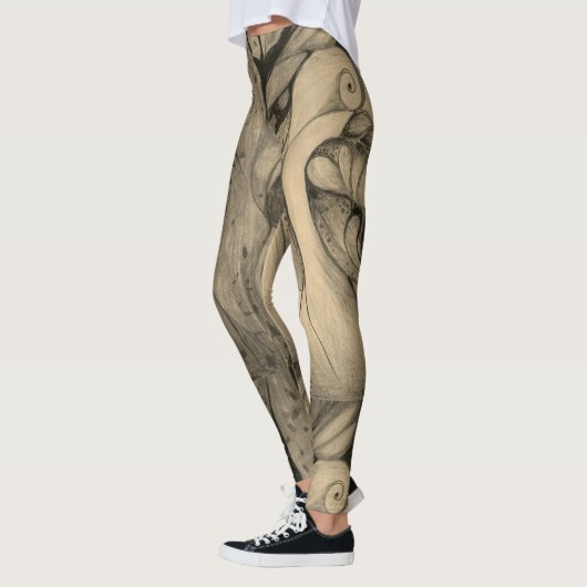 Grijs abstract leggings (Links)