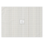 Grijs Abstract Strepen Geometrisch Patroon Tafelkleed (Voorkant (Horizontaal))